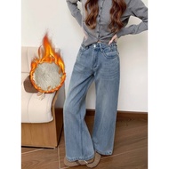 [Express Delivery-Bangkok] FA2SHOP Model CV82 Winter Jeans (With Fur Lining)
