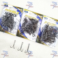 MATA 7seas black chrome double hook fishing rod / double hook hook hook / soft frog hook