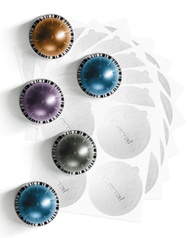 Grasseed ฝาฟอยล์อลูมิเนียมนำกลับมาใช้ใหม่ Vertuo Pods ครอบคลุมสำหรับ Seal VertuoLine Capsules เข้ากั