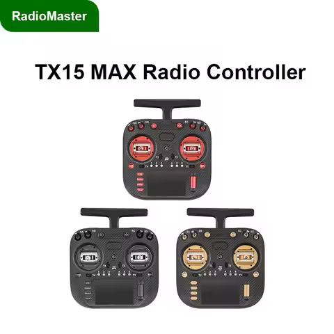 RadioMaster TX15 Max Radio Controller 3.5inch IPS Touchscreen ExpressLRS With AG02 CNC Hall Gimbal B