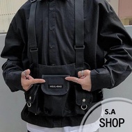 Chest Vest Bag Tactical Rig Waterproof Multifunctional Men Women Vest Bag Windproof Vest Chest Bag