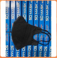 Set 200 chiếc Khẩu Trang 5D Mask màu ĐEN - set 200 chiếc 5D ĐEN