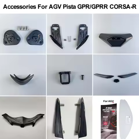Helmet Visor Base Mechanism Visera Lock for AGV PISTA GPR, PISTA GPRR, CORSA R Viseira Capacete De M