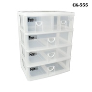 Storage Box 4-Layer Drawer 5 Compartments Size 39x26.50x50 cm Model CK-555