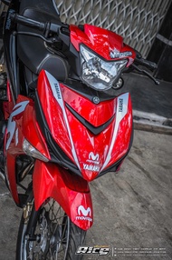 Tem Rời Dán Xe Exciter 150 Mẫu Movistar Đỏ Trắng Đen Chữ Y15ZR Cực Đẹp Hàng 3 Lớp Chất Lượng Cao