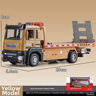 Simulated Alloy Flatbed Tow Truck Toy