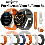 Silicone Strap For Garmin Venu Series Smart watch Bracelet Quick Release Belts For Garmin Venu 3/Venu 3s Bracelet Band Accessories