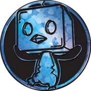 Pokemon Large Eiscue Coin (Blue Bubbled Holofoil)