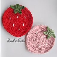 DreamLyn Craft Handmade Strawberry & Apple Coaster For Cup