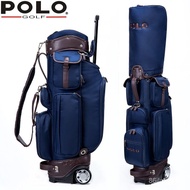 DD💎POLONew Golf Bag Men's Golf Bag Lightweight Trolley with Wheels Golf Bag ZGQQ