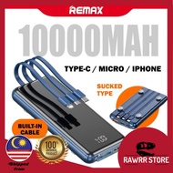 REMAX Kayeo Series RPP-218 22.5W PD + QC Sucked-Type Fast Charging 10000mAh Built-In Cable Power Bank