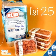 Thinwall KLIR rectangle LOCK 750ml LOCK 750ml rectangular plastic container/