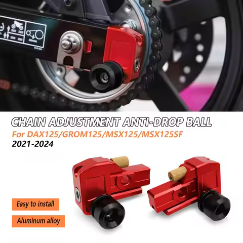 Chain adjuster Motorcycle accessories parking ball For Honda MSX125 GROM MSX125SF GROM DAX 125 MSX 1