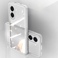 For Huawei Honor X7e Transparent Camera Lens Film Silicone Case for Honor X7e X7 E Clear Soft Cover
