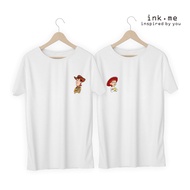 TOY STORY WOODY JESSIE LOGO T-SHIRT / JESSIE WOODY TSHIRT