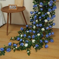 CLEIGHTEENCY Hanging Flowers Rattan, 1.7m 21 Heads Plastic Silk Artificial Rose Vine, High Quality 8