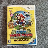 Wii 超級紙片瑪利歐 紙片瑪利歐 馬力歐 正版遊戲片 原版光碟 日文版 二手片 中古片