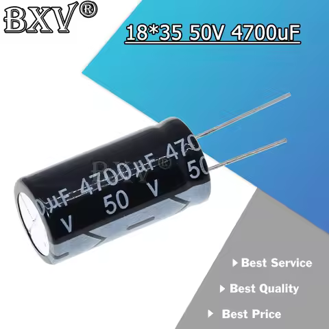 2PCS 50V4700UF 4700uf50v 18*35 50v 4700uf 18x35 New Electro Electrolytic Capacitor