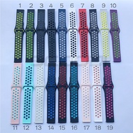 ♠Realme watch 2/3 silicone band Replacement Strap wristband double color breathable strap for realme watch 2 Pro