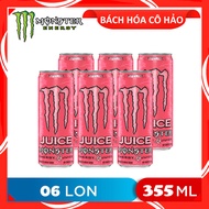 LỐC 6 LON NƯỚC TĂNG LỰC MONSTER ENERGY JUICE PIPELINE PUNCH 355ML