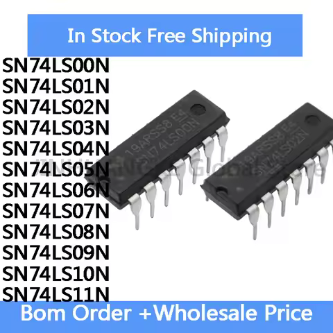 10Pcs SN74LS00N SN74LS01N SN74LS02N SN74LS03N SN74LS04N SN74LS05N SN74LS06N SN74LS07N SN74LS08N SN74
