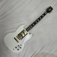 Gibson SG Electric Guitar Cream White Body HHH Humbucker Pickups Mahogany Body Professional Guitar