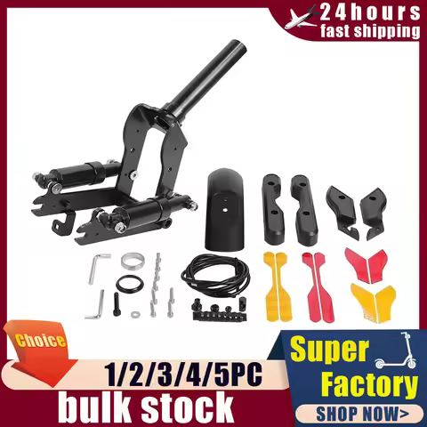 Electric Scooter Front Suspension Shock Absorber Kit and Fender Accessories for Ninebot Max G30 Kick