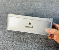 Snow pear 工具收納箱 不鏽鋼野營便攜式翻蓋收納盒226