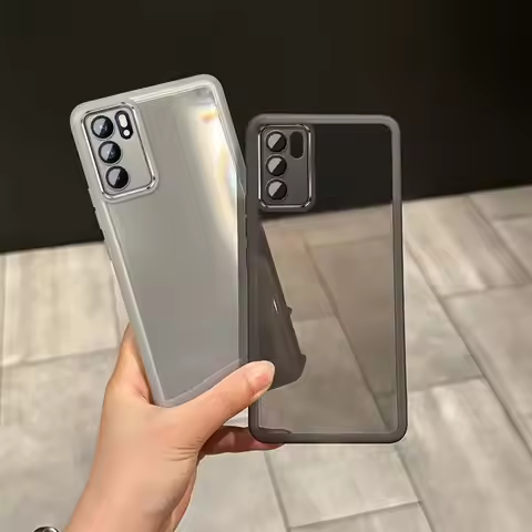 For OPPO A94 5G Case OPPO F19 Pro + Phone Case Oppo A95 5G Cover oppo Reno5 Z Reno 6Z 5z Transparent