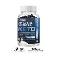 Apple Cider Vinegar Capsules Plus Keto BHB | เครื่องเผาผลาญไขมันสำหรับผู้ชายและผู้หญิง