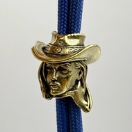 Brass Cowgirl Crafts Knife Pendant EDC Umbrella Rope Pendant Accessories