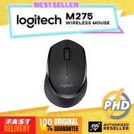 Logitech M275 Wireless Mouse, 2.4 GHz with Nano Receiver, Optical Tracking, 24 Month Life Battery, P