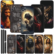 for iPhone 15 16 17 pro Plus Max Air TPU Soft phone case protective cover (R-8) jesus christ prayer