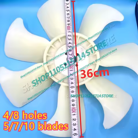 Excavator Kubota U20/U15 Engine 16299-74110 D1105 Fan Blade Cooling Water Tank Blade 4/8 Holes 5/7/1
