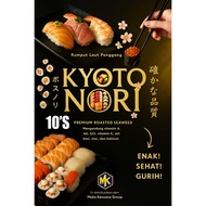 KYOTO NORI 10 SHEETS | SUSHI NORI 10 SHEETS GRADE QUALITY PREMIUMa | HALAL NORI SUSHI