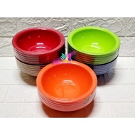 5.5" / 6.5" / 7.5" Gware Plastic Round Soup Bowl / Mangkuk Sup Mangkuk Plastik ( 6pcs/Set )