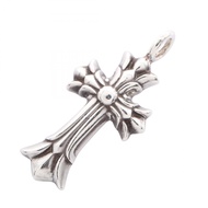 【二手】Chrome Hearts 雙 CH 十字架TOP，925TOP，男士，二手 A