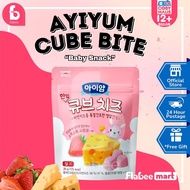 Coby Haus/ Chunho Ayiyum Cheese Cube Bites 20g Strawberry Blueberry 12M+  Baby Food Baby Snack Trave