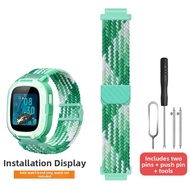 Breathable Elastic Woven Magnetic Clasp Sweat Wicking Replacement Bracelet for Xiaomi Mi Rabbit Chil