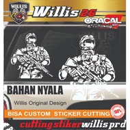 ARMY CUTTING STICKER CAR WINDOW STICKER