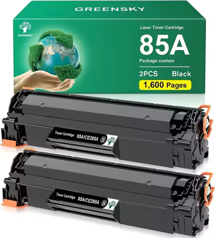 2 CE285A For HP 85A Toner Cartridge LaserJet P1102w 1102w P1102 M1212nf P1006