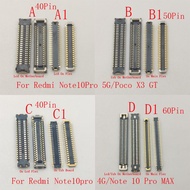 2-10Pcs LCD Display Screen Battery Flex Usb Charger Charging FPC Connector Plug For Xiaomi Redmi Not