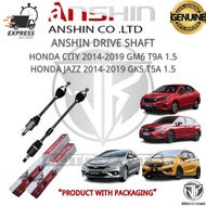 #ANSHIN#JAPAN DRIVE SHAFT HONDA JAZZ 2014-2019 GK5 T5A 1.5,CITY 2014-2024 GM6/GN5 T9A/TOO 1.5(U-HO98