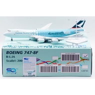 L2074FD Alloy Collectible Plane Gift SQ Wings 1:200 Cathay Pacific Cargo Boeing B747-8F Diecast Airc