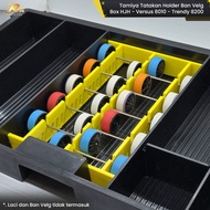 Tamiya Tire Holder Stand Tamiya Wheel Drawer Box HJH - Versus 8010 - Meiho Trendy 8200