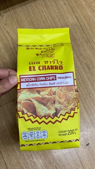 EL CHARRO  MEXICAN CORN CHIPS  ORIGINAL 200G