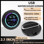 2.1inch CPU/GPU Cooler Round LCD Display AIO Computer Temp Monitor for Water Cooling Systems PC Sens