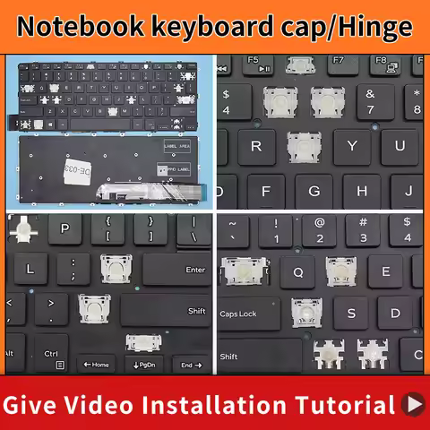 Replacement Keycap Key cap Hinge for Dell Latitude 3400 3310 3390 VGR8N Vostro 5480 5481 backlit Key