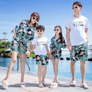 family terno matching beach outfit set of 3 4 family twinning couple beach outfits hawaiian boho sum