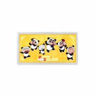 周大福 - 蠟筆小新熊貓系列: 小新及好友999.9黃金工藝品金鈔